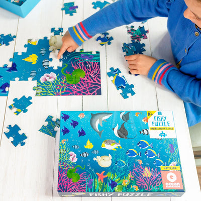 School Of Fish Puzzle for Kids