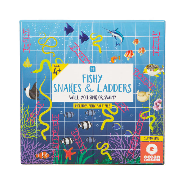 School Of Fish Fishy Snakes and Ladders Game