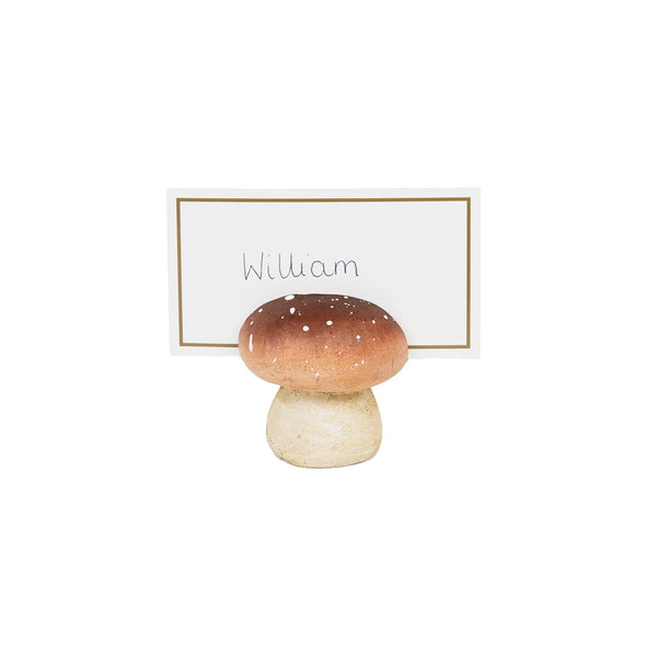 Midnight Forest Mushroom Place Card Holders - 4 Pack