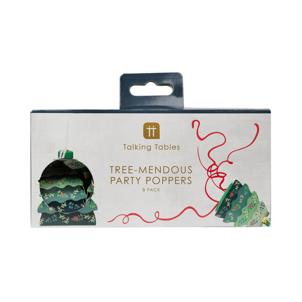 Midnight Forest Christmas Tree Poppers - 8 Pack
