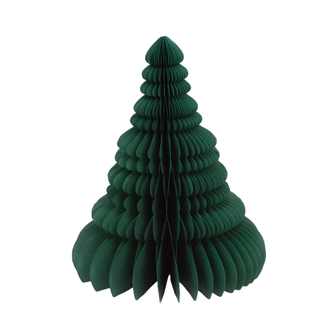 Midnight Forest Green Honeycomb Christmas Tree Decoration