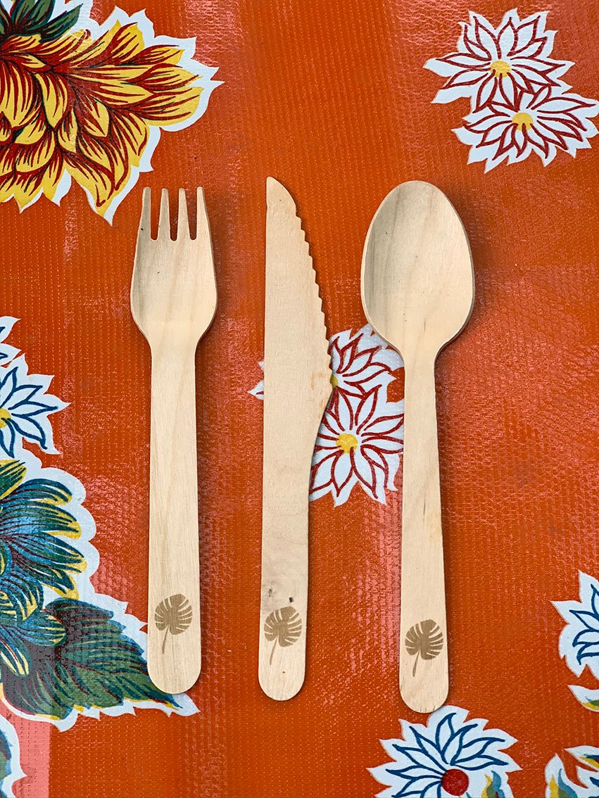 Fiesta Wooden Cutlery - 6 Sets