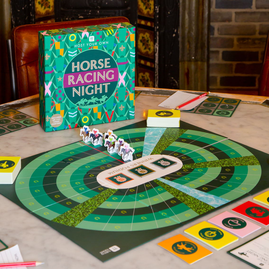 Host Your Own Horse Racing Night Game