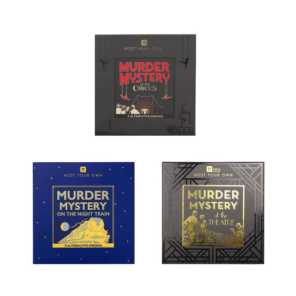 Host Your Own Murder Mystery Starter Set - 6 Games
