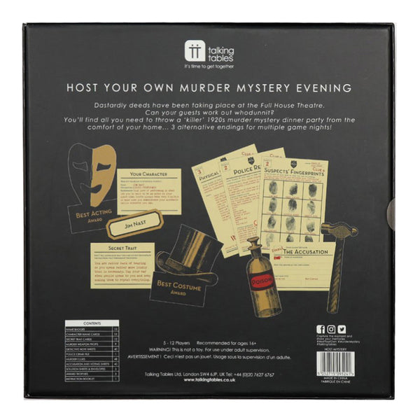 Host Your Own Murder Mystery - Theatre