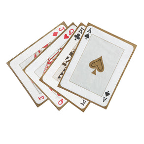 Luxe Playing Cards Napkins - 20 Pack