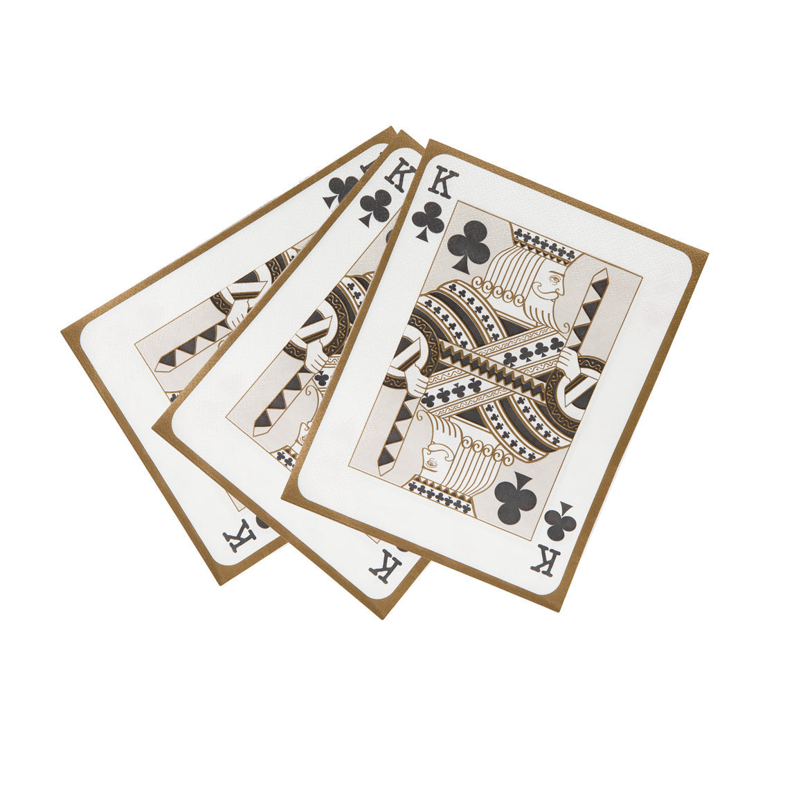 Luxe Playing Cards Napkins - 20 Pack