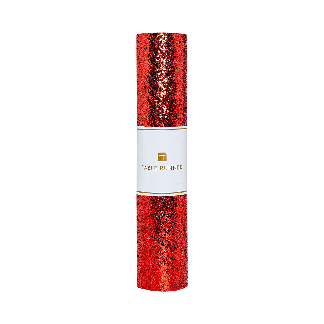 Luxe Red Glitter Table Runner, 1.8M