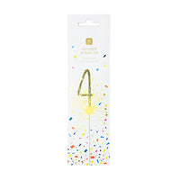 Luxe Gold Number Sparkler 4