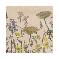 Natural Meadow Recycled Paper Napkins - 20 Pack