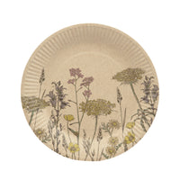 Natural Meadow Recycled Paper Plates - 12 Pack