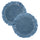 Meadow Blue Raffia Placemat - 2 Pack