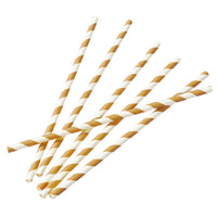 Mix & Match Gold Straws