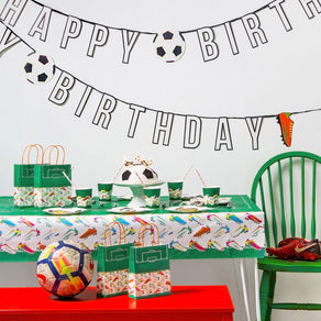 Party Champions Recyclable Football Birthday Decoration - 3m