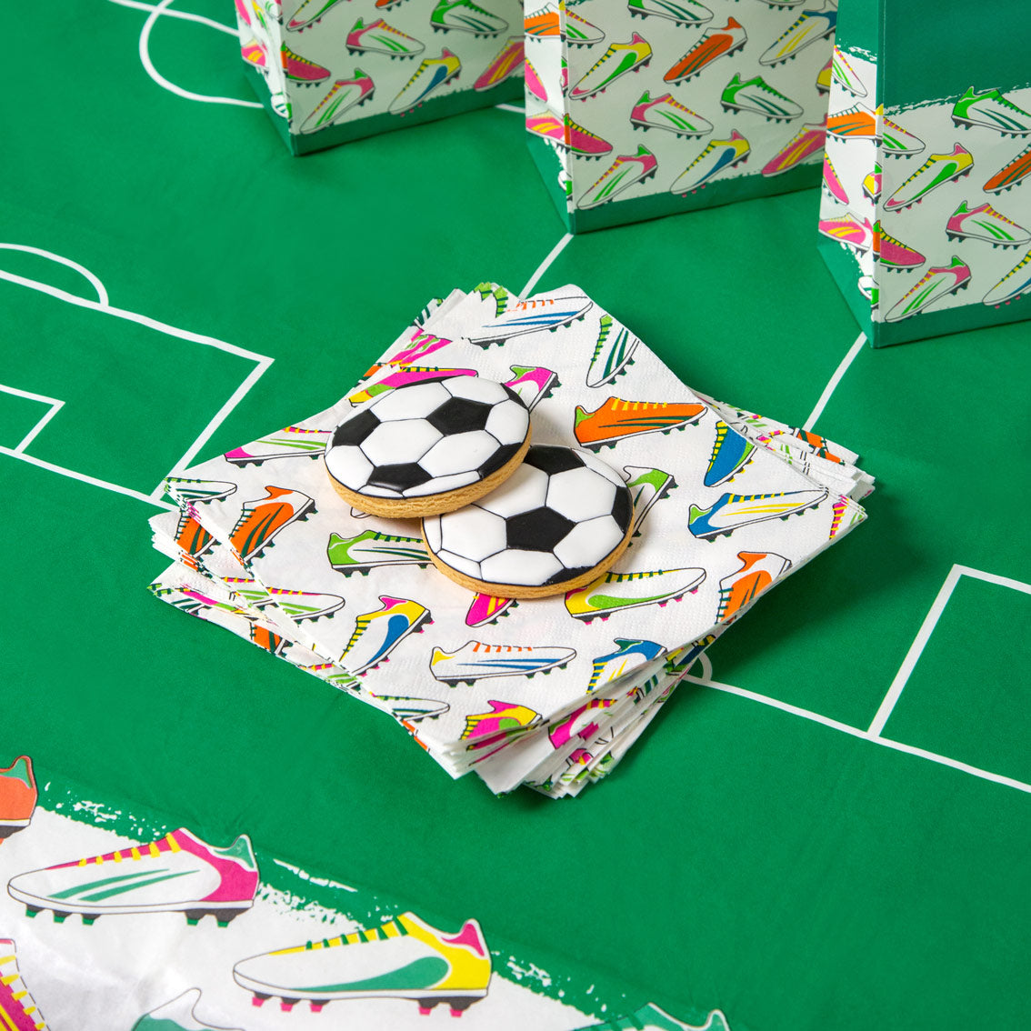 Party Champions Recyclable Football Napkins - 20 Pack