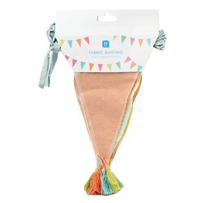 Pastel Cotton Fabric Cotton Bunting, 3m