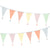 Pastel Cotton Fabric Cotton Bunting, 3m