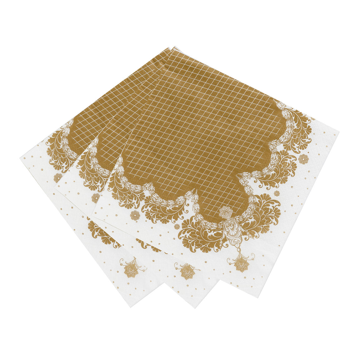 Party Porcelain Gold Napkin