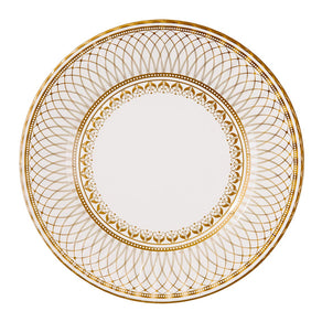 Party Porcelain Gold Large Plate