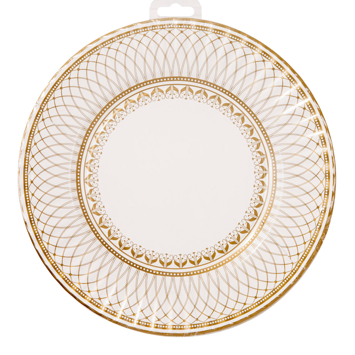 Party Porcelain Gold Large Plate