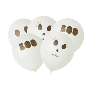 Halloween Printed Balloons - 5 Pack