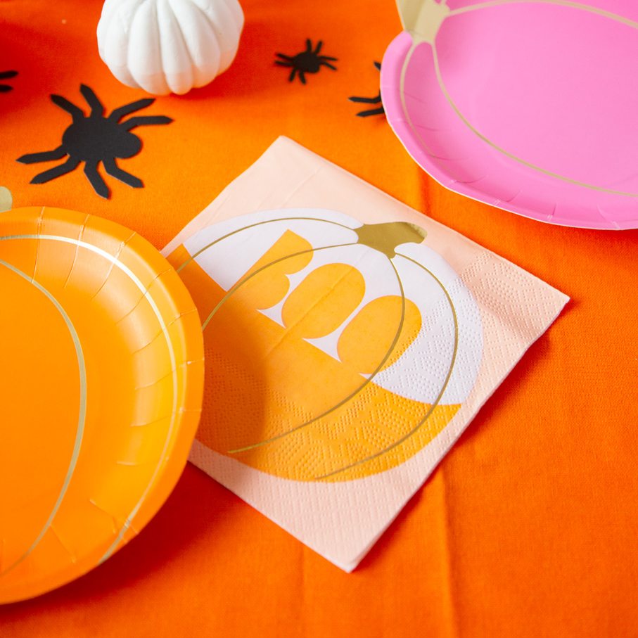 Halloween Pumpkin Paper Napkins - 20 Pack