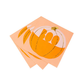 Halloween Pumpkin Paper Napkins - 20 Pack