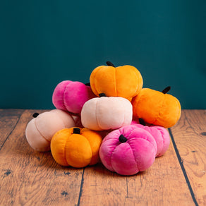 Velvet Pumpkin Table Decoration