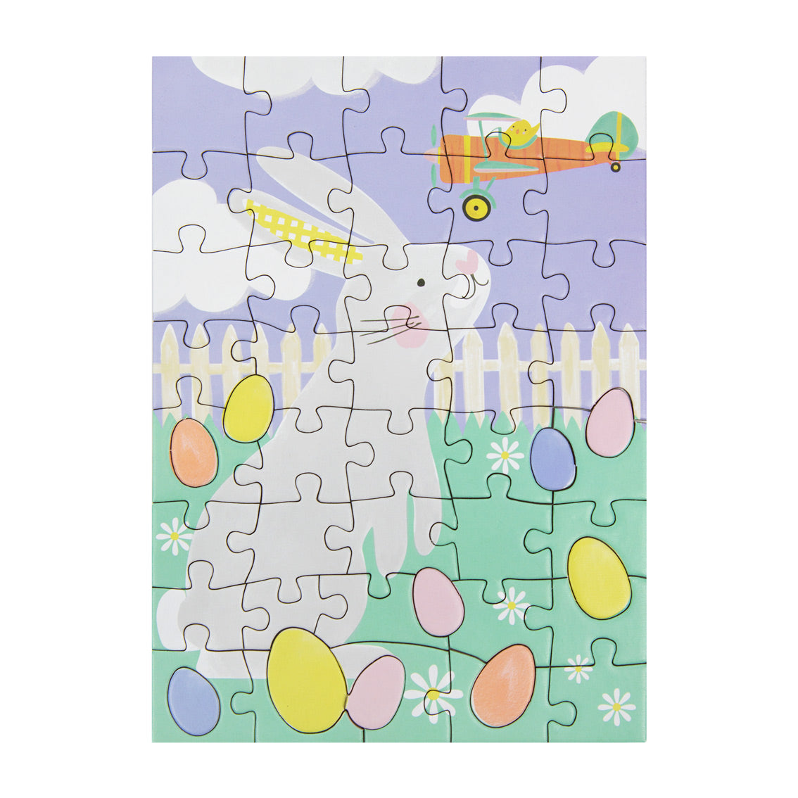 Spring Bunny Easter Jigsaw Puzzle - 50 Pieces