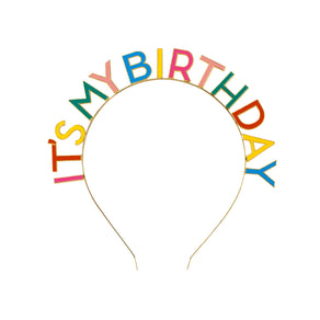 Birthday Brights Rainbow 'It's My Birthday' Headband