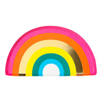 Birthday Brights Rainbow Shaped Plates