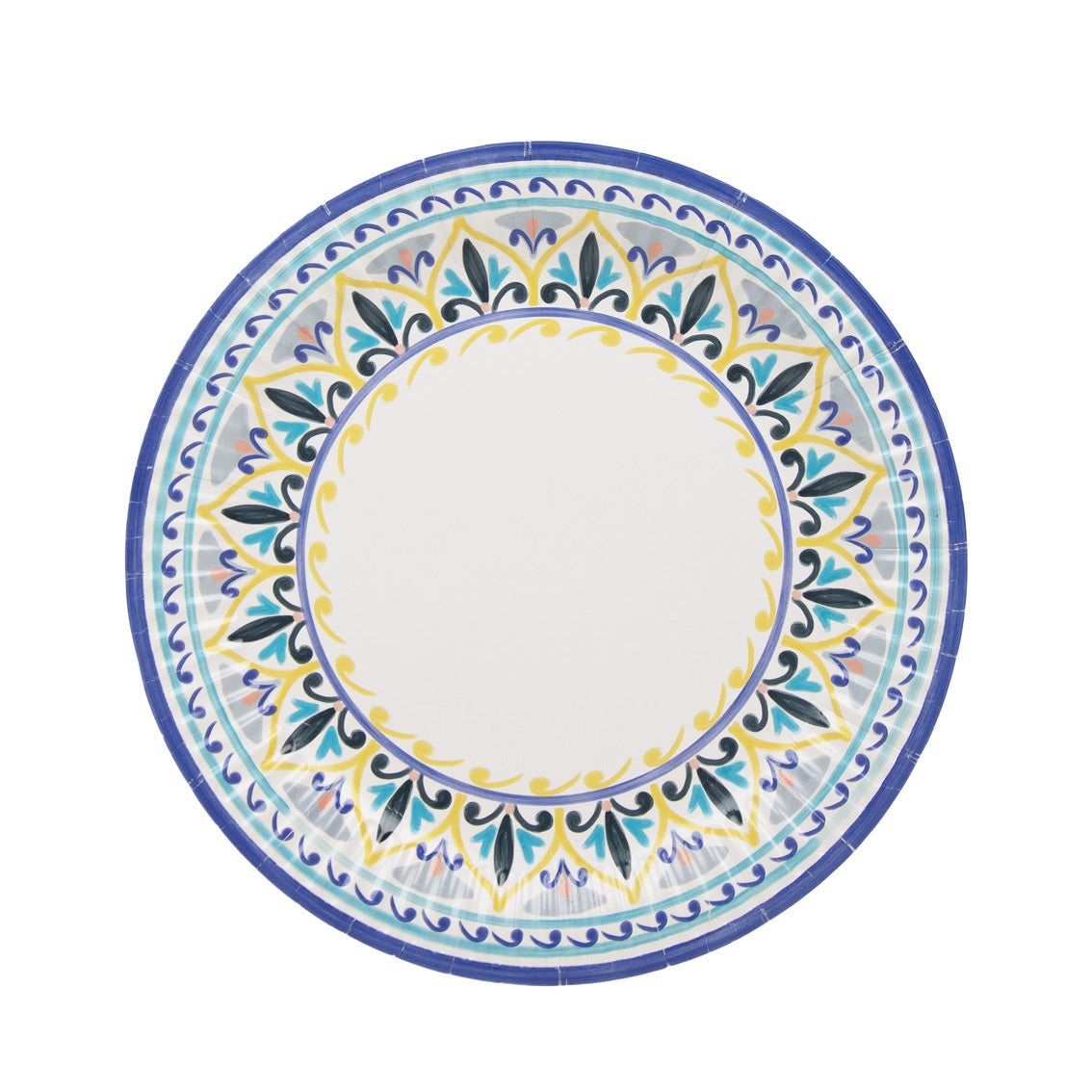 Souk Blue Paper Plates - 12 Pack