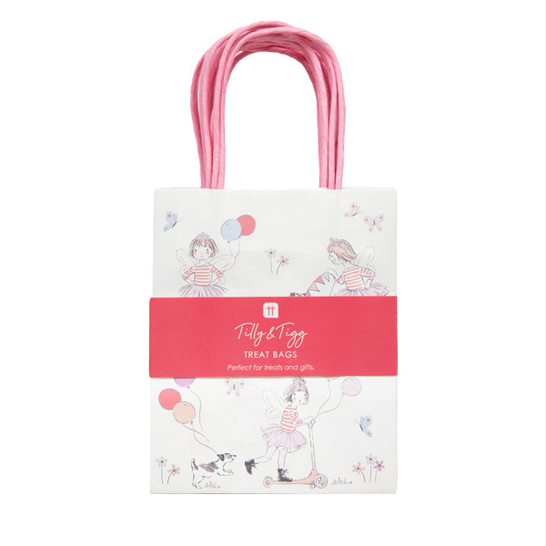 Tilly & Tigg Pink Paper Treat Bags - 8 Pack