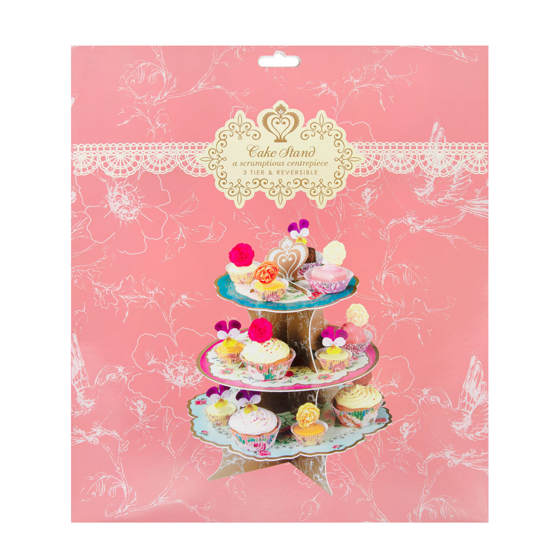 Truly Scrumptious 3 Tier Cakestand - Reversible