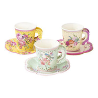 Truly Scrumptious Vintage Paper Cup Set - 12 Pack