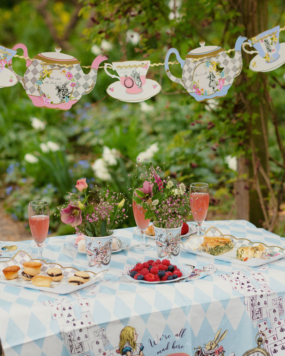 Alice in Wonderland Teapot Bunting