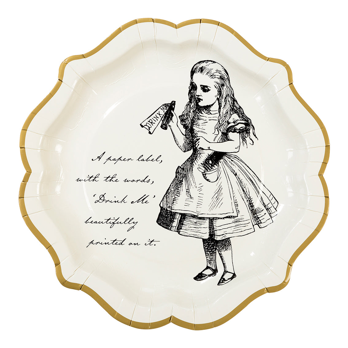 Alice in Wonderland Paper Plates