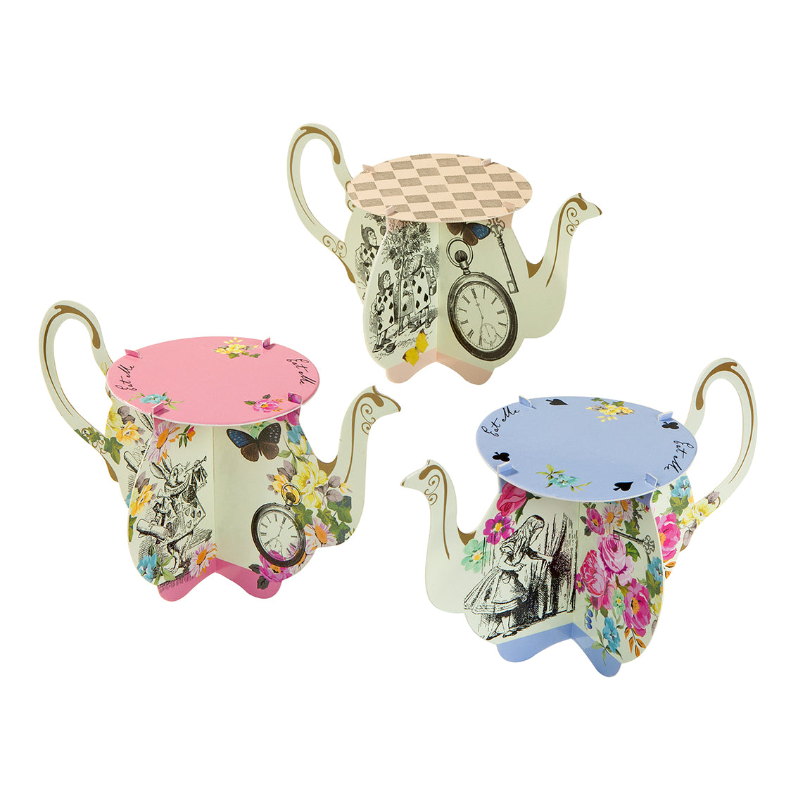 Alice in Wonderland Teapot Cake Stands