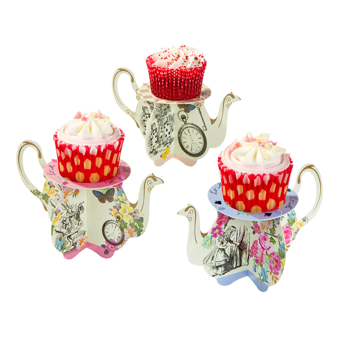 Alice in Wonderland Teapot Cake Stands