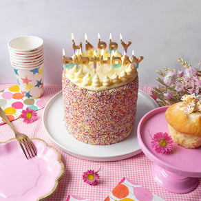 Pastel 'Happy Birthday' Candles