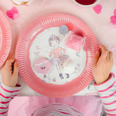 Tilly & Tigg Pink Recyclable Paper Plates - 12 Pack