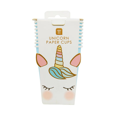 We Heart Unicorns Face Cups - 8 Pack