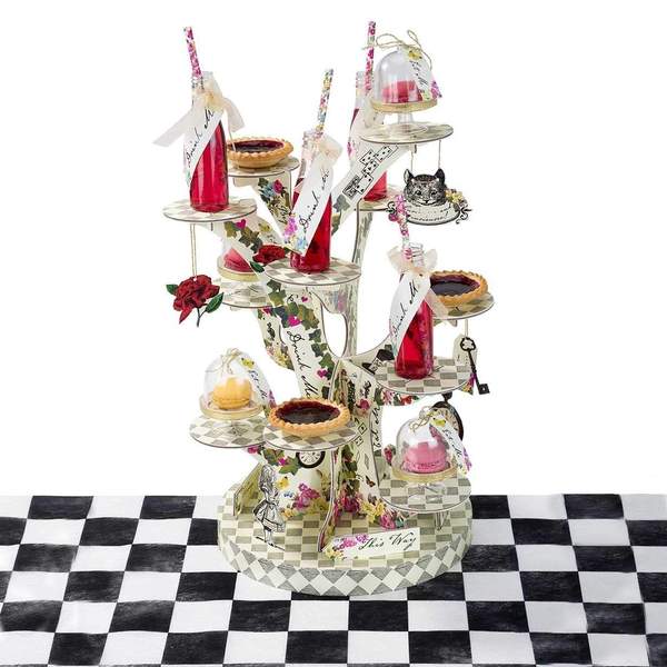 Alice in Wonderland Tree Shaped Cake Stand